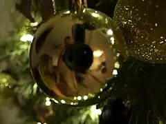 Fat blonde wife gets cute pussy and ass glazed with hot cum under tree!