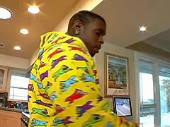 fucking this big tits mom's juicy asshole in stockings bent over doggystyle with deepthroat titty fuck and gaping