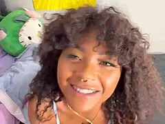 Ever Wondered How This Ebony Milf's Oiled Ass Takes Young White Cock Anal Creampie?