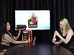 naughty latina vivan lola teases in sheer lingerie during wild brazilian casting interview