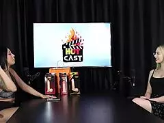 naughty latina vivan lola teases in sheer lingerie during wild brazilian casting interview