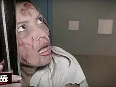 agatha the halloween milf prisoner takes that bbc deep in her gaping ass to mouth