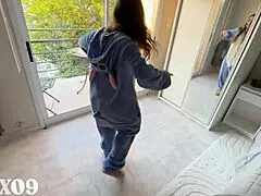 mi hermanastra the petite 18+ latina babysitter sneaks in for creampie fun with muscular daddy