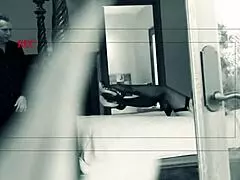 Raylene's lingerie barely contains her busty latina curves before cum facial