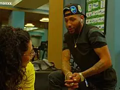 bianca bailee's huge latina tits bounce on bbc during gym fuck