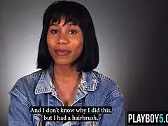 Black MILF Jenna Foxx Fingers Huge Boobs to Explosive Solo Orgasm