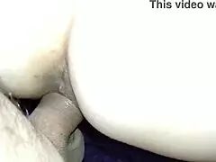 Skinny wife's cheating throbs with desire