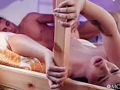 stepmom teach me cock use bent over doggystyle creampie in her big natural tits?