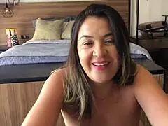 upclose tais daeva droolin all over my huge cock in red sheer 😍💦 sloppy deepthroat mess