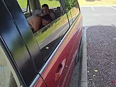 Cheating Wife Becky TailorXXX Caught Bent Over Doggystyle on Monster Cock in Public Lot