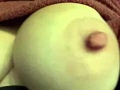 Craving Italian MILF Artemisia's juicy big natural tits bouncing in slow motion close-up?