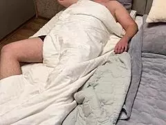 Cumshot floods stepmom's mouth post-fuck before Christmas party bash!