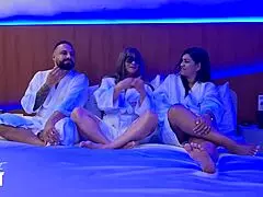 Hairy milf with big tits gets fucked hard in casting interview.