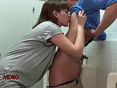 Riho mikami in stockings, kneel for that japanese milf blowjob craving jizz?