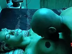 Skinny young brunette gets tantric massage turning wildly hot.