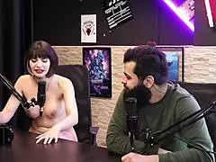 lady snow and lord kenobi share SENSUAL CAST highlights with SHEER RED outfits in part 4 outdoor play