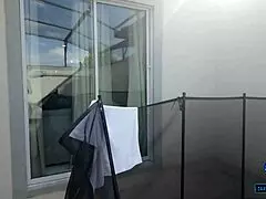 backyard encounter got so wild with that slutty milf i couldn't resist