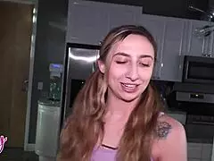 student nina bends over for prof's doggystyle creampie project finish