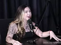 Charlottye Best Moments Sheer Red Lingerie Toys BDSM Interview Part 2