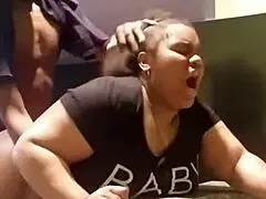 bbw latina wouldn't clean kitchen so i punished her wet pussy hard