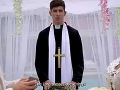 Mariana Martix Infiel Wife Fucks Priest Wedding Day Big Ass Deepthroat Facial Bbc