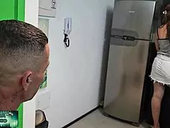 mama studio brazilian milf cunhada offers janta to cunhado anal creampie big cock interracial