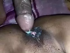 nepali slutty aunty rides husband's big cock deep in jungle quickie with loud moans