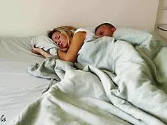 Morning Hard Dick Rubs Clit But Wife Craves Huge Cock Spooning Creampie!