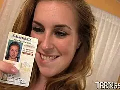 barely legal teen's tight pussy stretched in rough missionary?