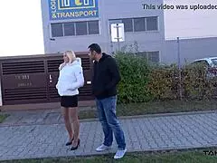 milf secretary like me gettin double pounded hard in drivin van whoa