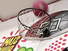 classy big boobs bimbo valery summer drops to knees then bends for coach's rough pounding