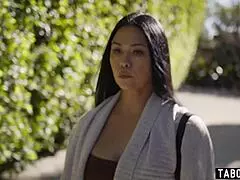 Wow, husband pounds petite Coco Lovelock doggystyle right in front of wife!