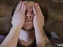 milf stepmom lauren phillips deepthroats and instructs stepson on taboo blowjob