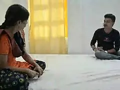 Real indian wife moans through hardcore pussy pounding romantic night