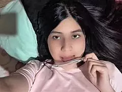 20-year-old colombian bunny miniskirt flashes big natural tits to shocked english teacher in domination play