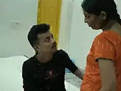 Real indian wife moans through hardcore pussy pounding romantic night