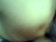 Uncle's hairy milf wife catches me naked and gets fucked with creampie