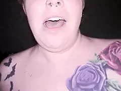 Hey, watch this chubby ginger milf mommy with hairy pussy and pierced nipples ride daddy's cock hard in POV, her wet beaver dripping everywhere.