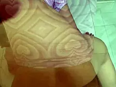 Horny latina stepmother's big ass fucked doggystyle by stepson quickie