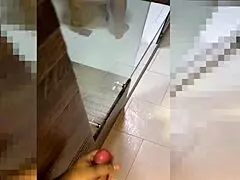 whoa that huge ass madrastra getting raw fucked in the shower no condom 😈💦