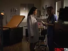 nurse sinn sage begs vicki chase's big ass tongue in hospital heat