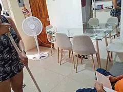 ever wonder how this beautiful busty curvy latina milf rips clothes for old man gaping fuck?