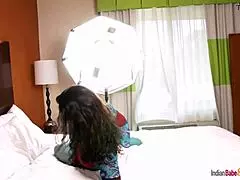 Auntie ready to rip clothes for horny Indian mother-in-law striptease?