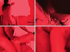 Chariya endures four intense anal sessions in red room