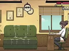 Chubby milf bends for doggystyle pounding and deepthroat suck