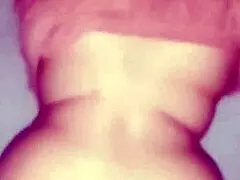 waking up to stepmom's fat ass bent over for early morning doggystyle pounding