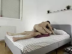 Sucia Tenant Pays Rent Spreading Legs for Roommate's Big Cock Cumshot