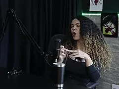 charlotte talks fish collection then gets humiliated in sheer red watch her