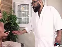 bianca naldy bends over for bbc revenge fuck in lingerie cuckold style