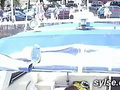 What If French Milfs Go Lesbian Public Garage Strapon Trio?